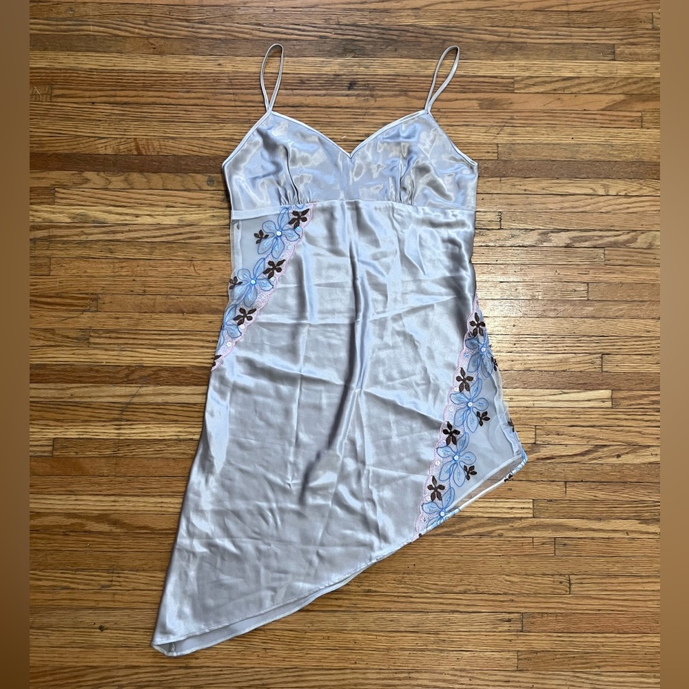 Y2K Vintage Lilac floral slip dress